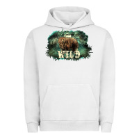 Pigment Lunar Rock Stay wild night Grizzly Bear Urban Hoodie - HowdyJamesFarm