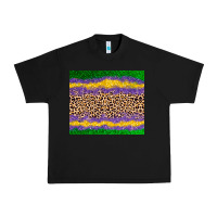Black mardi gras leopard Urban Heavy Tee - AdoDesignShop
