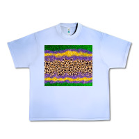 Grape Ice mardi gras leopard Urban Heavy Tee - AdoDesignShop