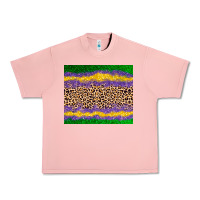 Salmon mardi gras leopard Urban Heavy Tee - AdoDesignShop