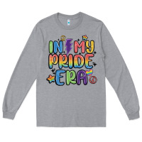 Heather Grey in my pride era Long Sleeve Tee - MaliasSmallBusiness