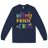 Navy in my pride era Long Sleeve Tee - MaliasSmallBusiness