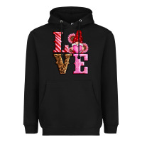 Black love valentines day gnomes Heavyweight Hoodie - RanaPortraitStore