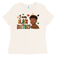 Bone i am black history afro black boy child juneteenth Ladies Tee - texasbilliewilder