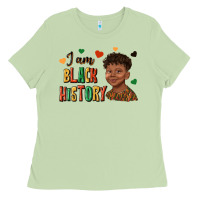 Matcha i am black history afro black boy child juneteenth Ladies Tee - texasbilliewilder