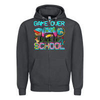 Smoke game over back to school Zipper Hoodie - NancyCooperArtShop
