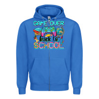 True Royal game over back to school Zipper Hoodie - NancyCooperArtShop