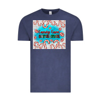 Vintage Denim candy cane Christmas Vintage Tee - AdoDesignShop