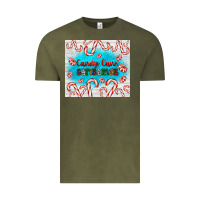 Vintage Olive candy cane Christmas Vintage Tee - AdoDesignShop