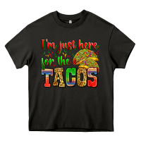 Asphalt i'm just here for the tacos Heavy Core Tee - Zillion Design Studio