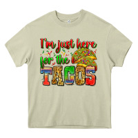 Mossy i'm just here for the tacos Heavy Core Tee - Zillion Design Studio