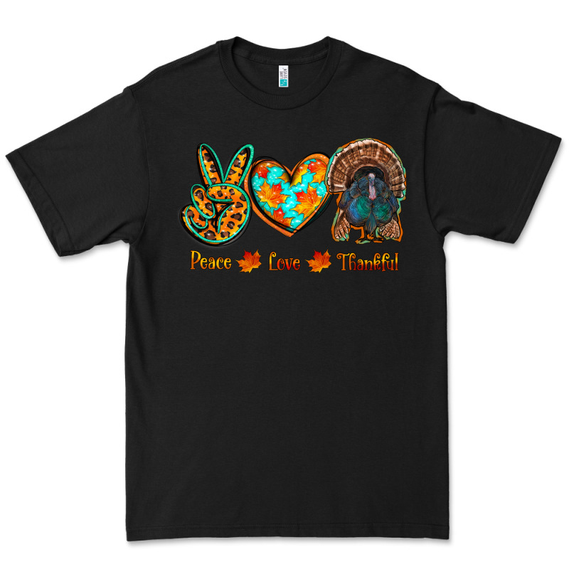 Peace Love Thankful Premium Tee by RanaPortraitStore | Teevron