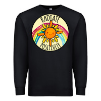 Black Radiate Positivity Premium Sweatshirt - Bettercallsaul