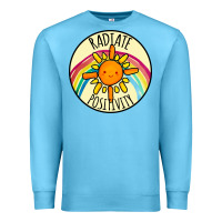Ocean Blue Radiate Positivity Premium Sweatshirt - Bettercallsaul