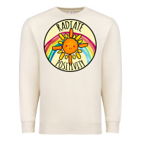 Sandshell Radiate Positivity Premium Sweatshirt - Bettercallsaul