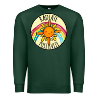Sports Green Radiate Positivity Premium Sweatshirt - Bettercallsaul