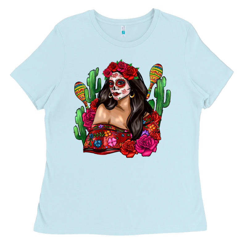 Mexico Girl Ladies Tee by Zillion Design Studio | Teevron