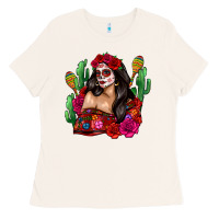Bone mexico girl Ladies Tee - Zillion Design Studio