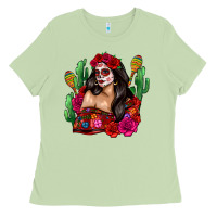Matcha mexico girl Ladies Tee - Zillion Design Studio