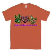 Copper peace love mardi gras Classic Tee - BarkalooDesign