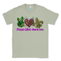 Matcha peace love mardi gras Classic Tee - BarkalooDesign