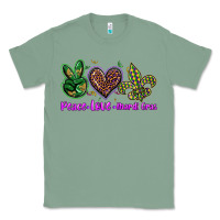 Sage peace love mardi gras Classic Tee - BarkalooDesign