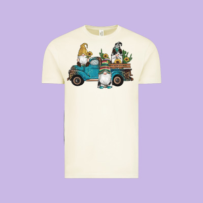 Western Gnomes Truck Sunflowers Cactus Gemstone Leopard Glitter Serape Vintage Tee Designed By Artiststas