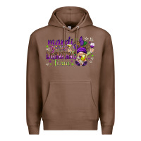 Chestnut Mardi Gras Day Nurse Premium Hoodie - NancyCooperArtShop