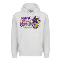 Dove Grey Mardi Gras Day Nurse Premium Hoodie - NancyCooperArtShop