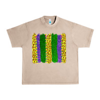 French Oak mardi gras leopard brushstrokes Urban Heavy Tee - AdoDesignShop