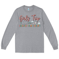Heather Grey girls trip cheaper than therapy Long Sleeve Tee - MaliasSmallBusiness
