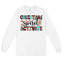 White christmas spirit activate Long Sleeve Tee - JahusDesignShop