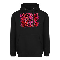 Black pink leopard background Heavyweight Hoodie - RanaPortraitStore