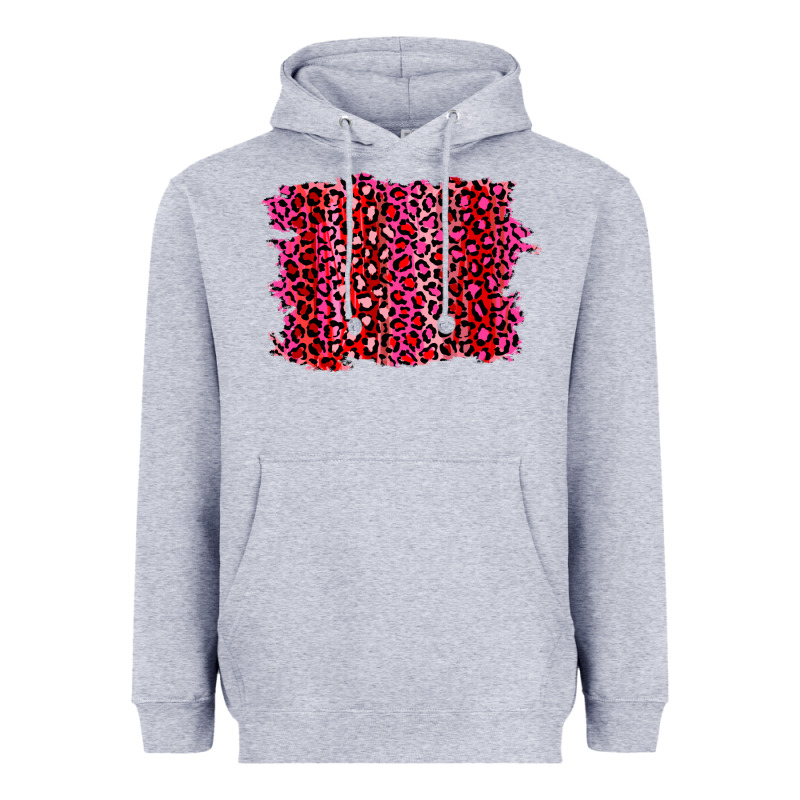 Pink Leopard Background Heavyweight Hoodie by RanaPortraitStore | Teevron