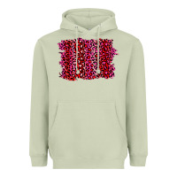 Matcha pink leopard background Heavyweight Hoodie - RanaPortraitStore