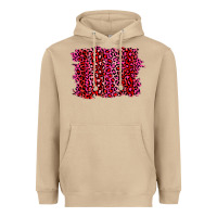 Mushroom pink leopard background Heavyweight Hoodie - RanaPortraitStore