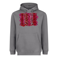 Storm pink leopard background Heavyweight Hoodie - RanaPortraitStore