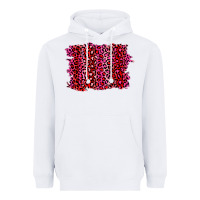 White pink leopard background Heavyweight Hoodie - RanaPortraitStore