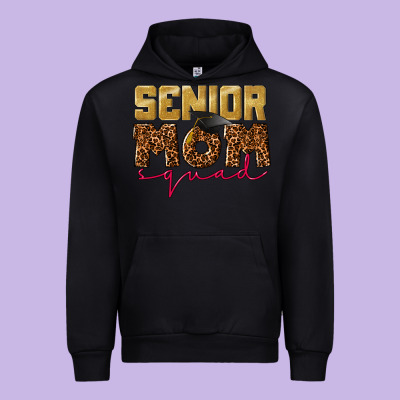 Senior Mom Squad Urban Hoodie Designed By Cowgirlartshop