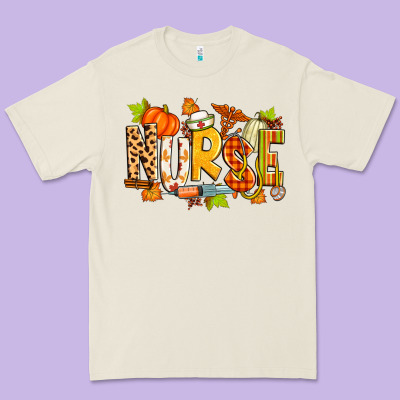 Fall Nurse Premium Tee Designed By Zillion Design Studio