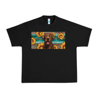 Black western chocolate labrador license plate Urban Heavy Tee - Artiststas
