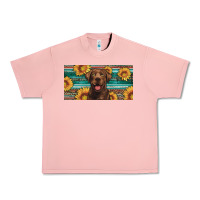 Salmon western chocolate labrador license plate Urban Heavy Tee - Artiststas