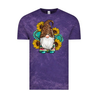 Cloud Purple western gnomes sunflowers gemstones leopard serape cowhide glitter Vintage Tee - Artiststas