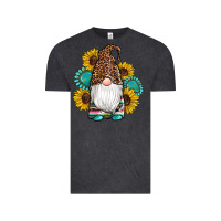 Western Gnomes Sunflowers Gemstones Leopard Serape Cowhide Glitter Vintage Tee | Teevron