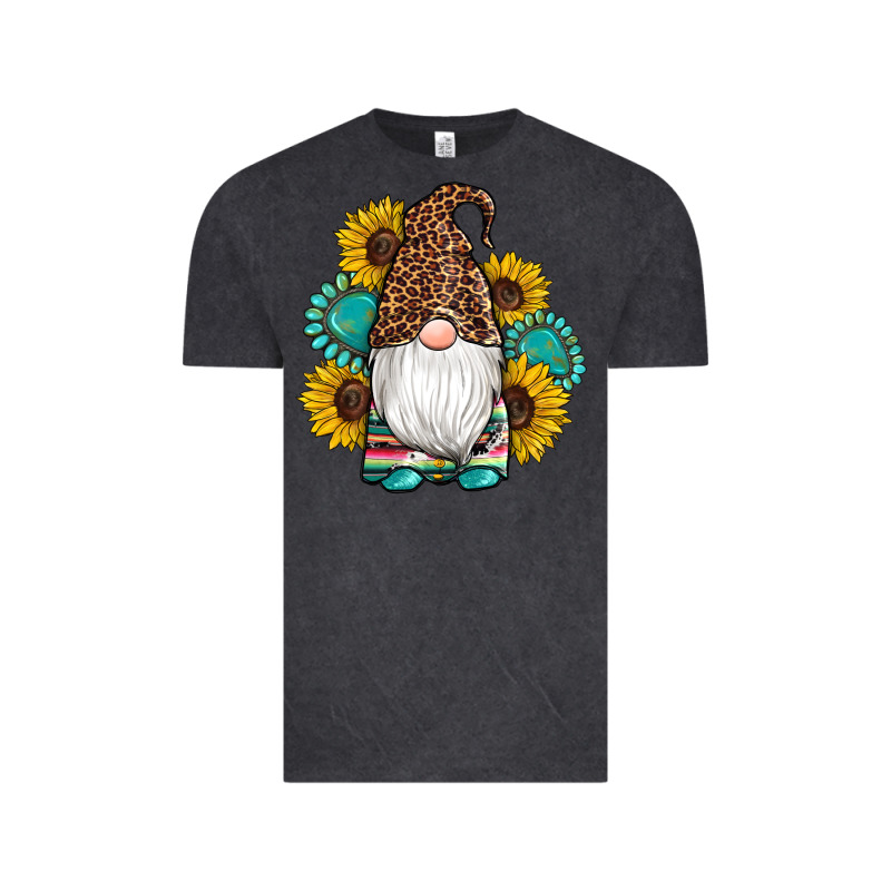 Western Gnomes Sunflowers Gemstones Leopard Serape Cowhide Glitter Vintage Tee by Artiststas | Teevron