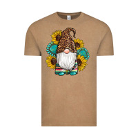 Vintage Coffee western gnomes sunflowers gemstones leopard serape cowhide glitter Vintage Tee - Artiststas