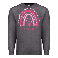 Charcoal Heather Valentines Day Rainbow Premium Sweatshirt - Bettercallsaul