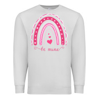 Dove Grey Valentines Day Rainbow Premium Sweatshirt - Bettercallsaul