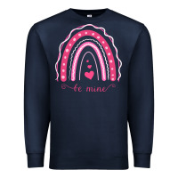 Navy Valentines Day Rainbow Premium Sweatshirt - Bettercallsaul