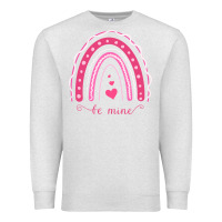 Oatmeal Heather Valentines Day Rainbow Premium Sweatshirt - Bettercallsaul